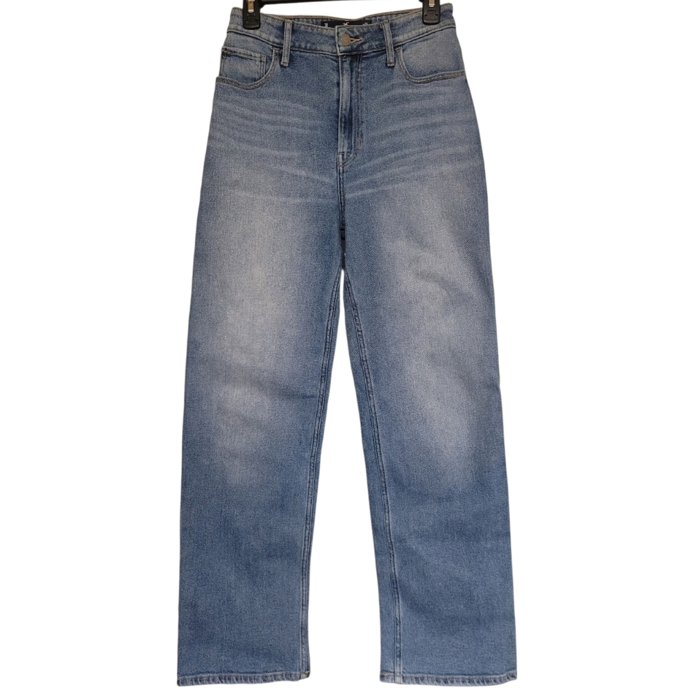 Hollister Ultra High Rise Dad Jeans 3 Reg 26W Inseam 31" Womens Relaxed Straight